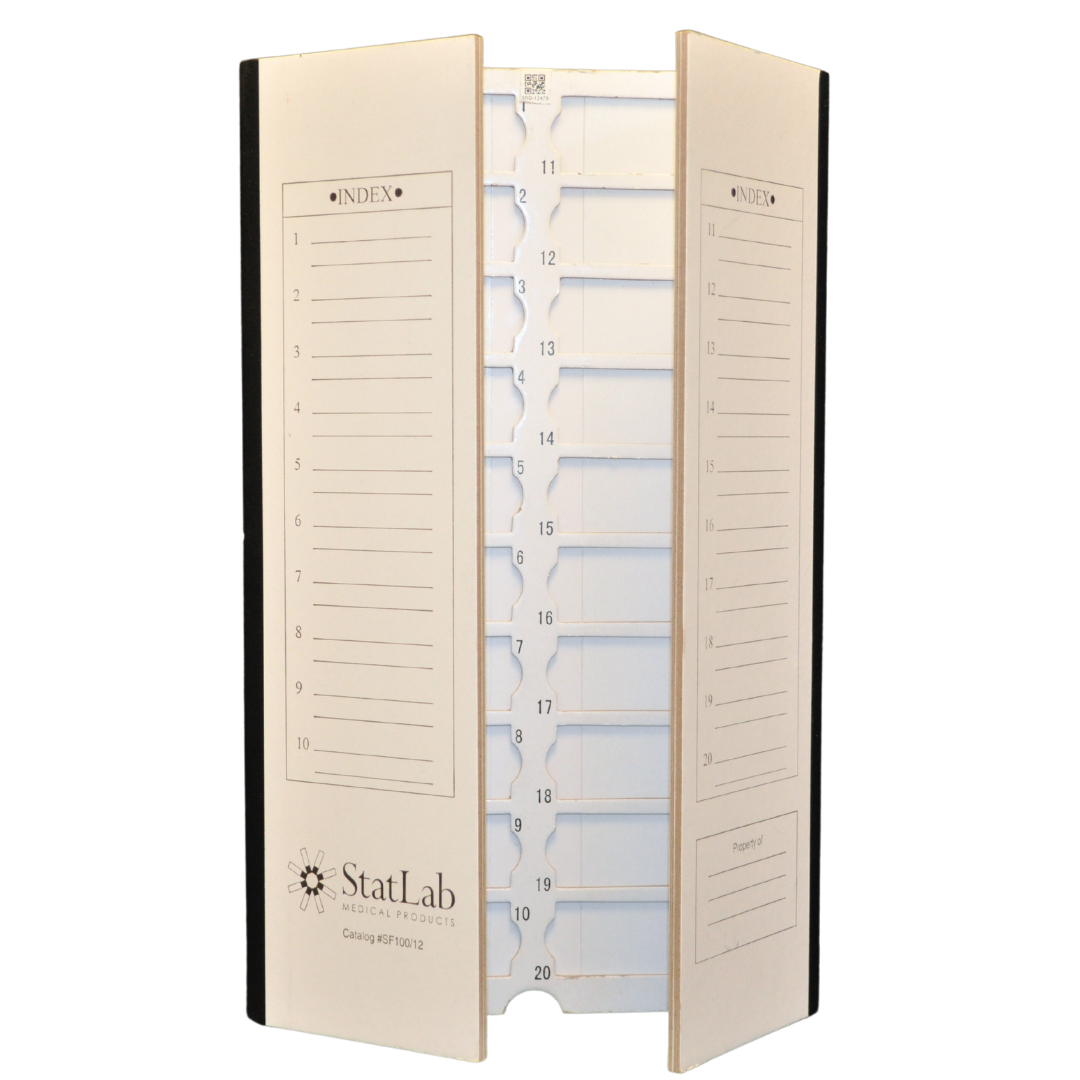 Used Slide File Chipboard 20 Slides (12 per box)