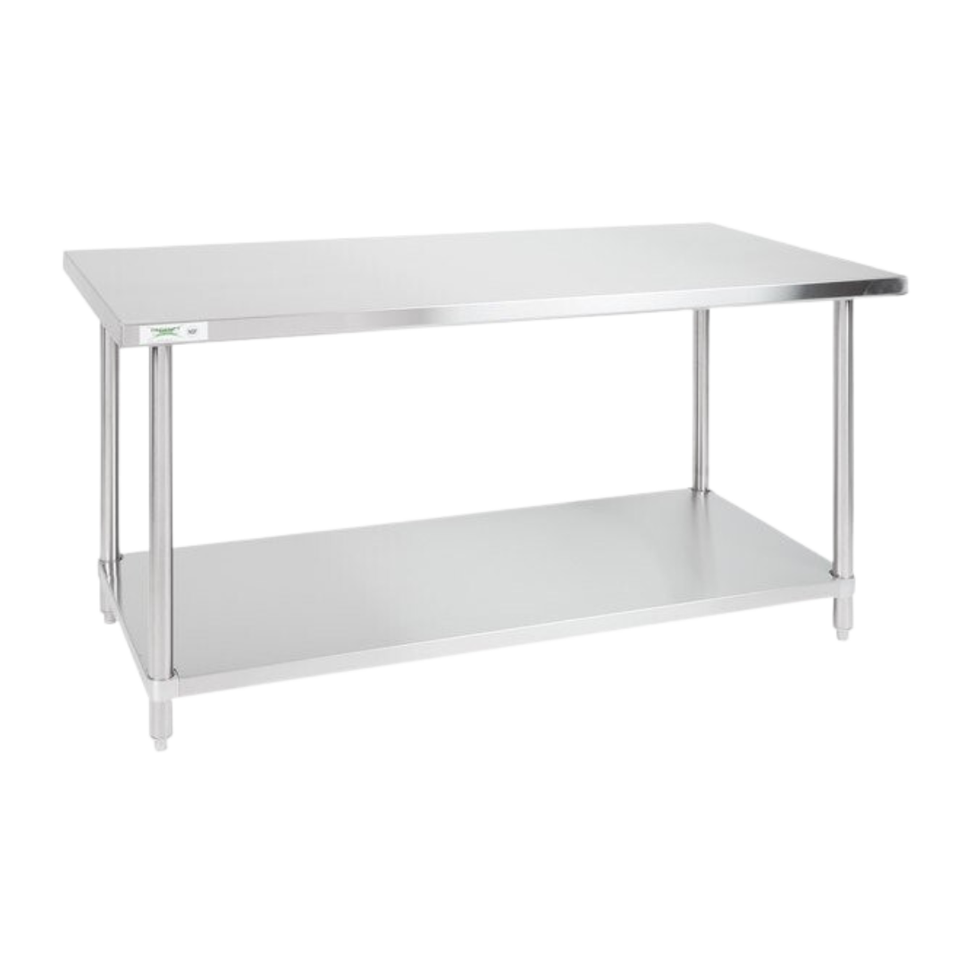 Stainless Steel 6 foot Lab Table w/ Undershelf